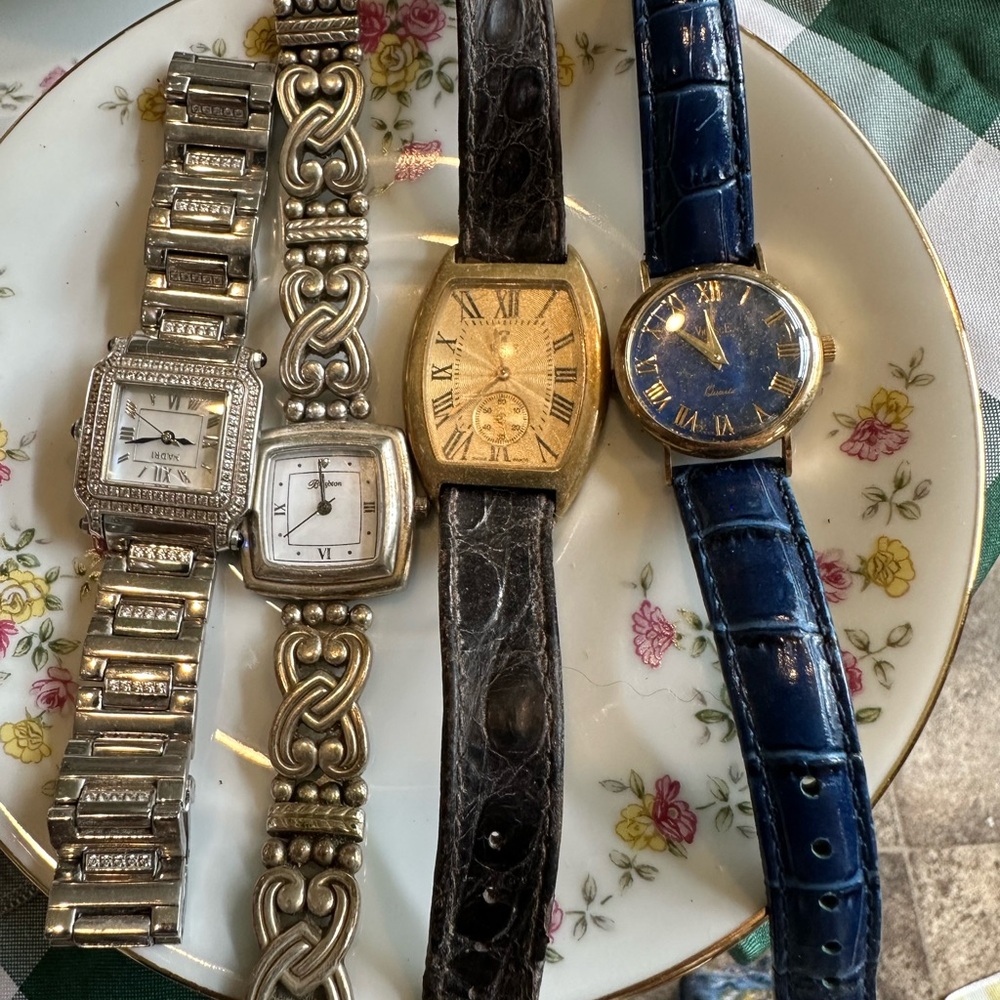 Vintage 14K Gold Vincenz and Brighton Watches